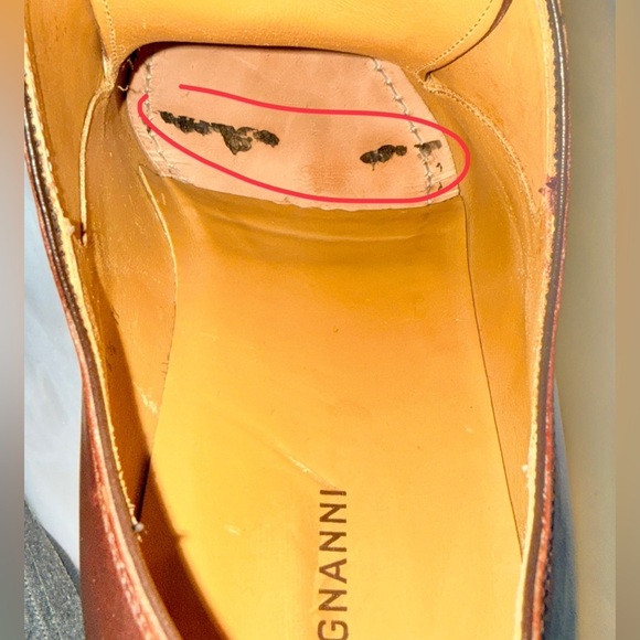 Magnanni Reko Medallion Toe Derby Shoes Brown Leather 11.5M Made in Spain-20420 main image 14